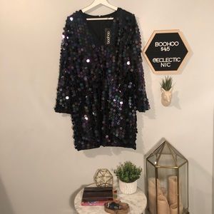 Boohoo Sequin Dress